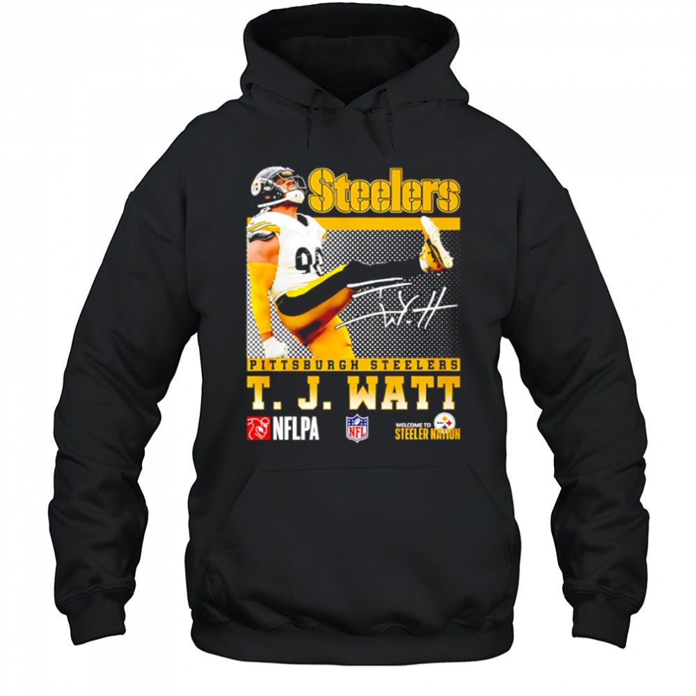 T. J. Watt Pittsburgh Steelers Signature shirt