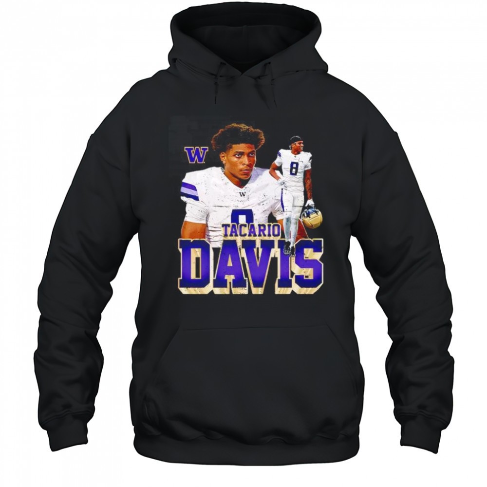 Tacario Davis Washington Huskies graphic shirt