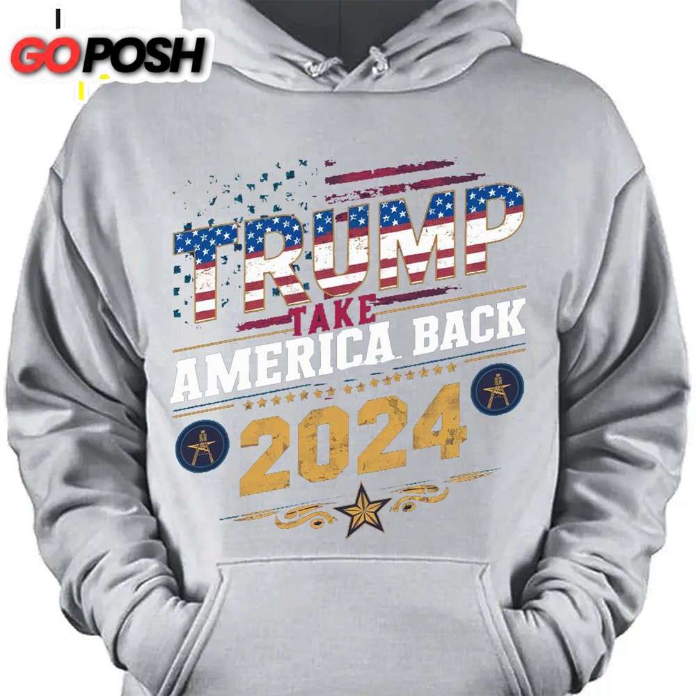 Take America Back Trump 2024 Shirt Trump Supporters Shirt Dark