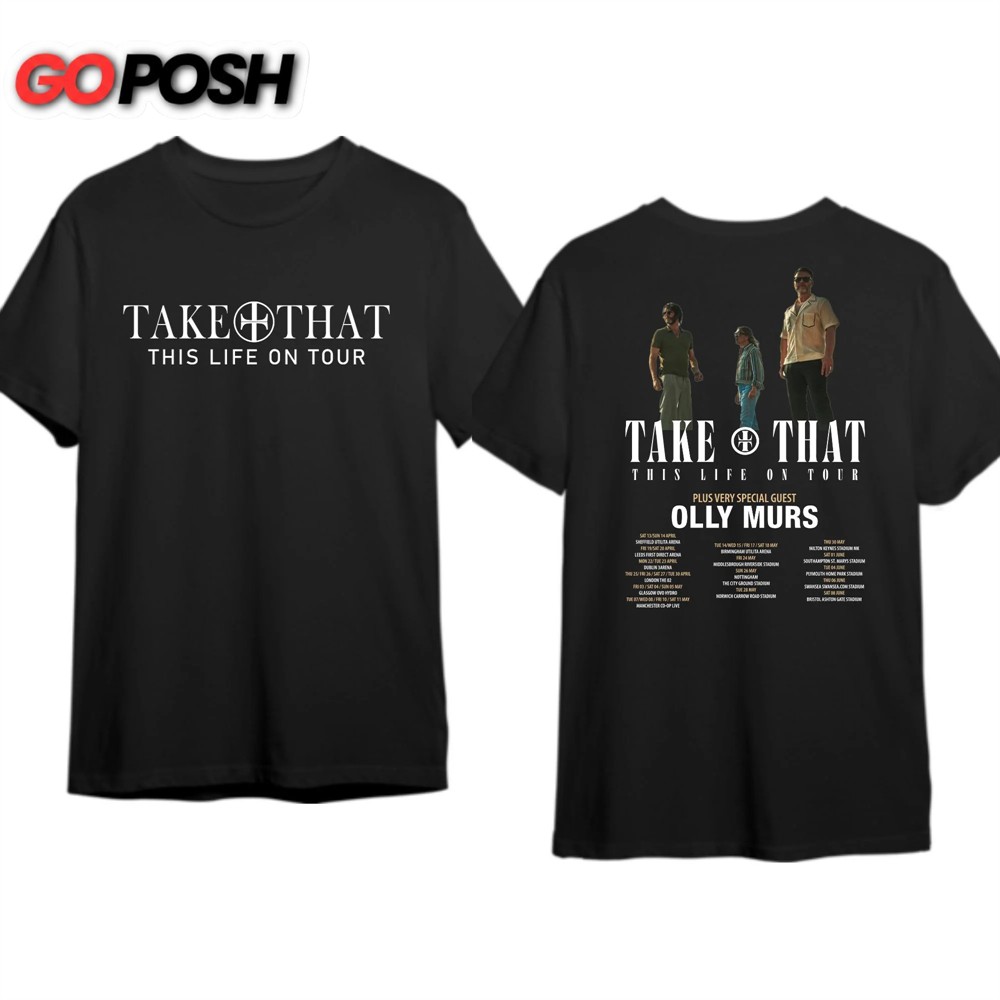 Take That This Life On Tour 2024 Graphic Double Part Shirt