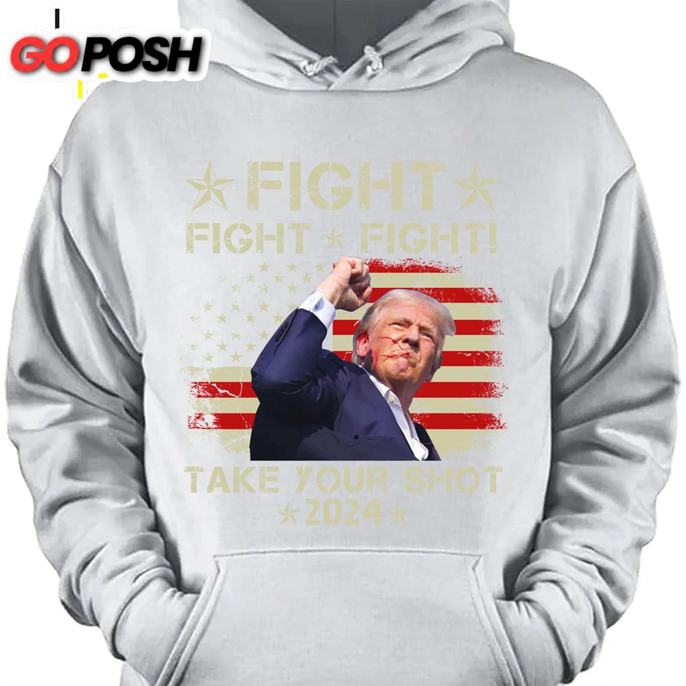 Take Your Shot Trump Fight 2024 Shirt Pennsylvania Rally Trump Supporters Shirt Dark