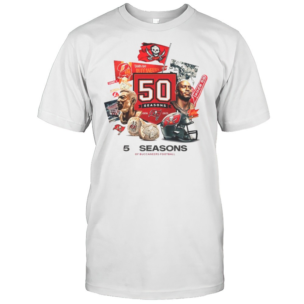 tampa-bay-buccaneers-50th-season-of-buccaneers-football-1975-2025-t-shirt-cwit6kq8 Tampa Bay Buccaneers 50th Season Of Buccaneers Football 1975 2025 T-shirt