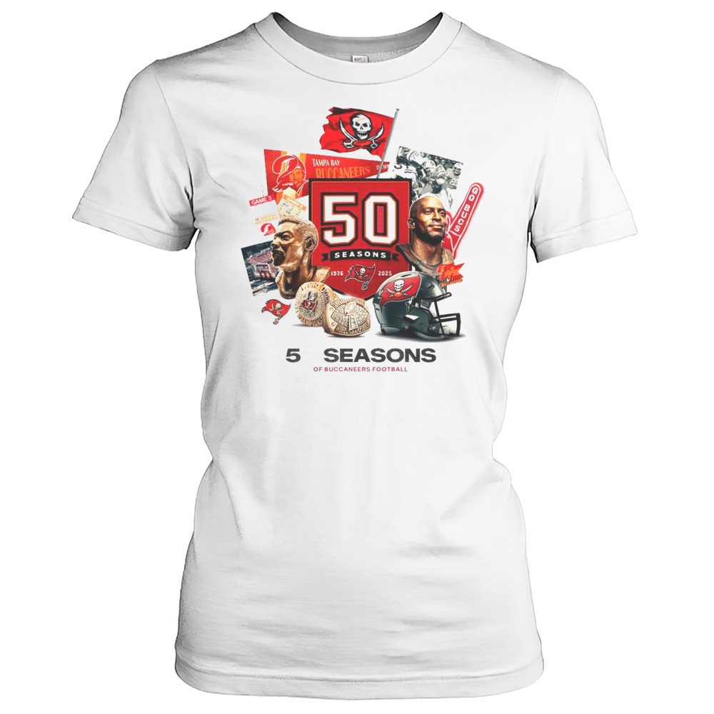 tampa-bay-buccaneers-50th-season-of-buccaneers-football-1975-2025-t-shirt-cwit6kq8 Tampa Bay Buccaneers 50th Season Of Buccaneers Football 1975 2025 T-shirt