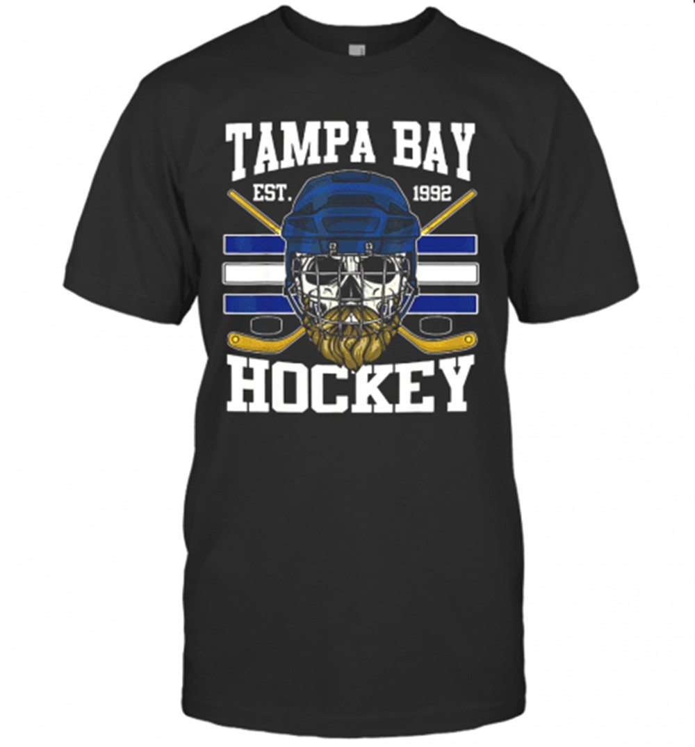 tampa-bay-hockey-est-1992-bearded-skull-t-shirt-pdcku8do Tampa Bay Hockey Est 1992 Bearded Skull T-Shirt
