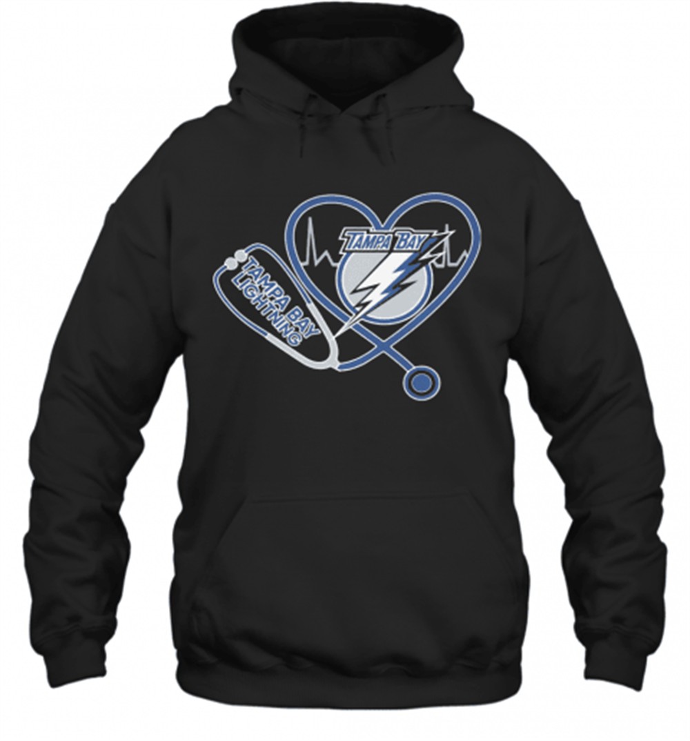 Tampa Bay Lightning Stethoscope Heart T-Shirt
