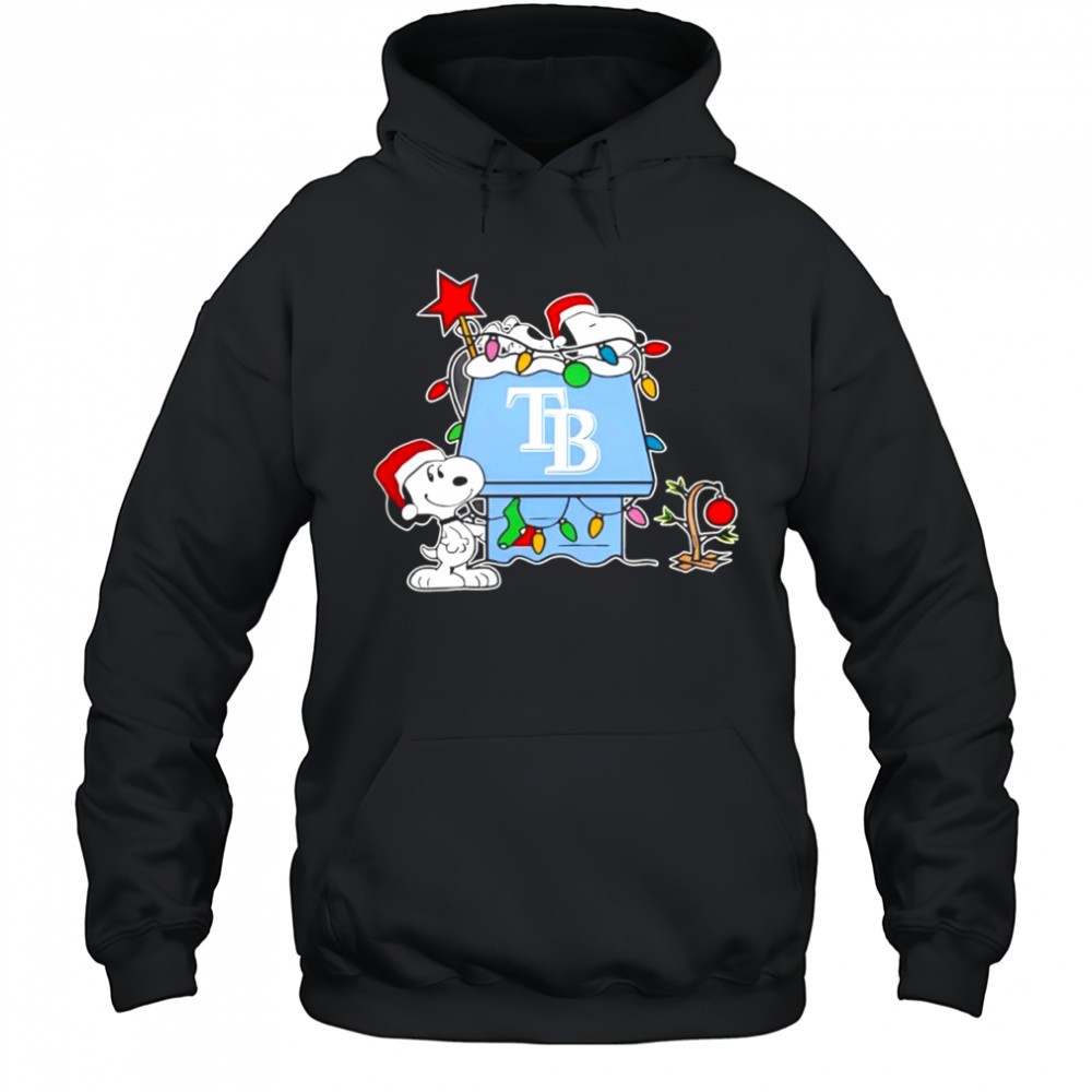 Tampa Bay Rays Snoopy Christmas Holiday shirt