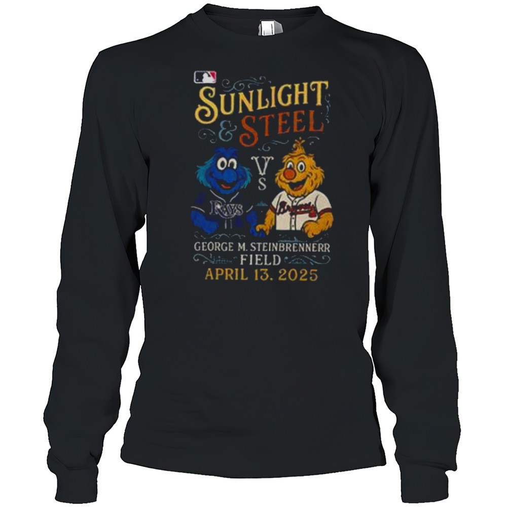 tampa-bay-rays-vs-atlanta-braves-sunlight-steel-george-m-steinbrenner-field-shi-m6qskc0a Tampa Bay Rays Vs Atlanta Braves Sunlight Steel George M. Steinbrenner Field Shirt