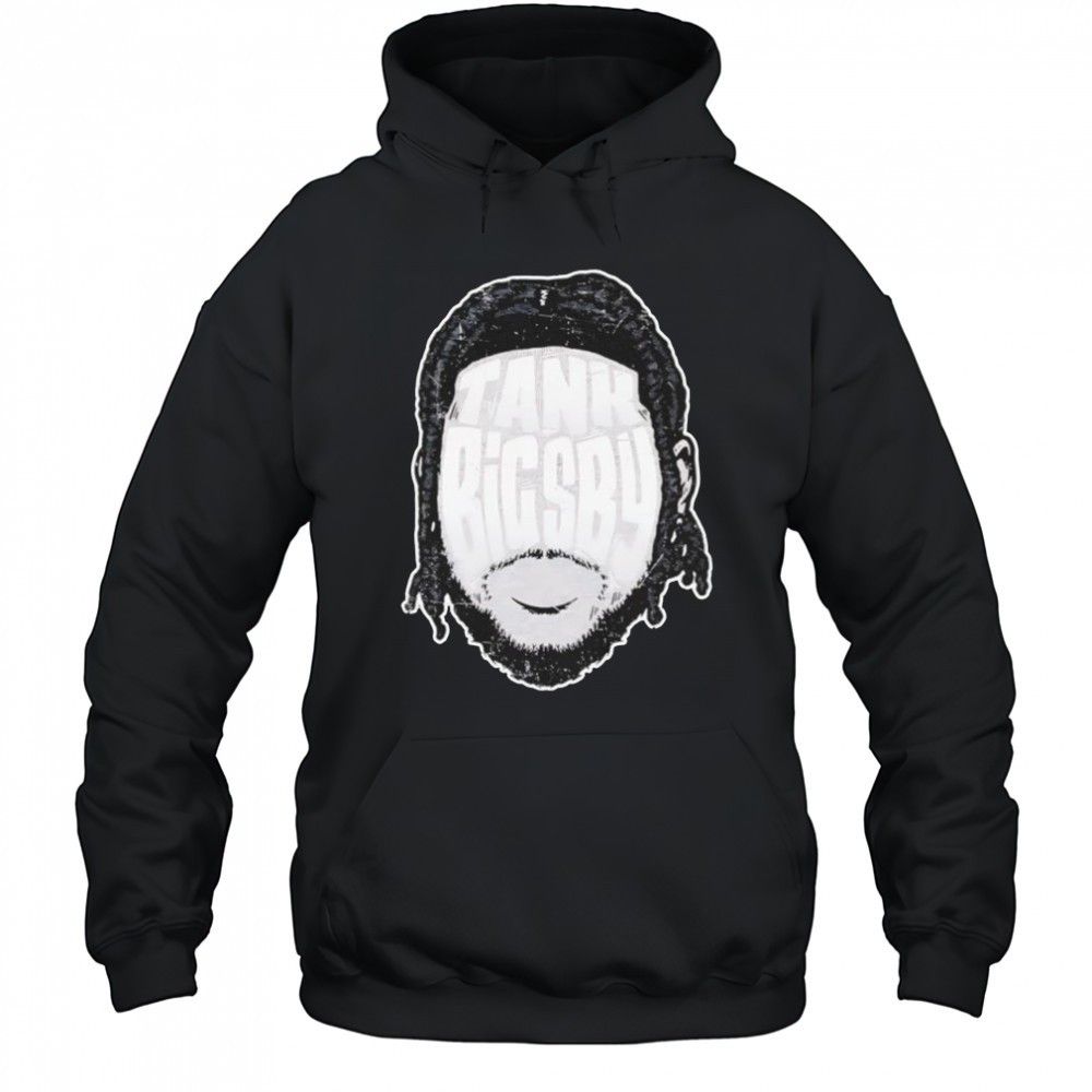 Tank Bigsby Philadelphia Eagles NLF player silhouette graphic shirt