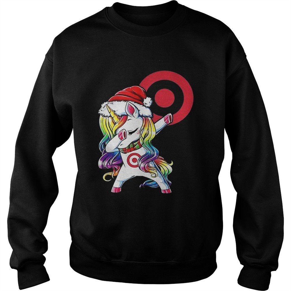 Target corporation dabbing Unicorn christmas shirt
