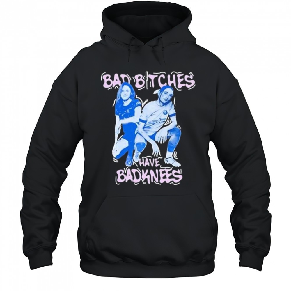 Tatumn Milazzo Bad Bitches Have Bad Knees Graphic t-shirt