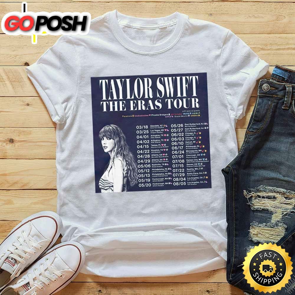 Taylor Swift Announces 2025 Tour Of U.s. Stadiums T-shirt