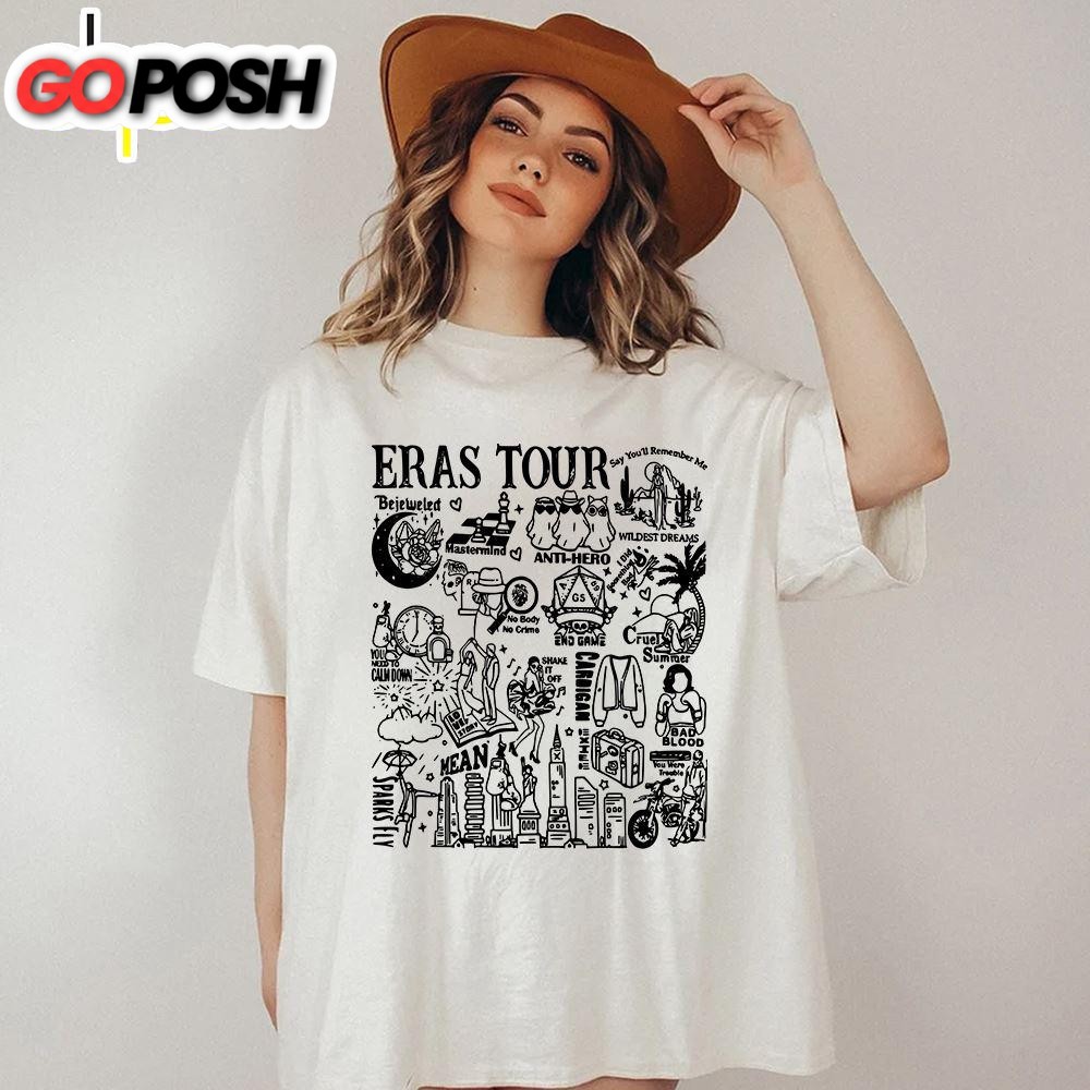 Taylor Swift Eras Tour 2023T-Shirt  For Fans