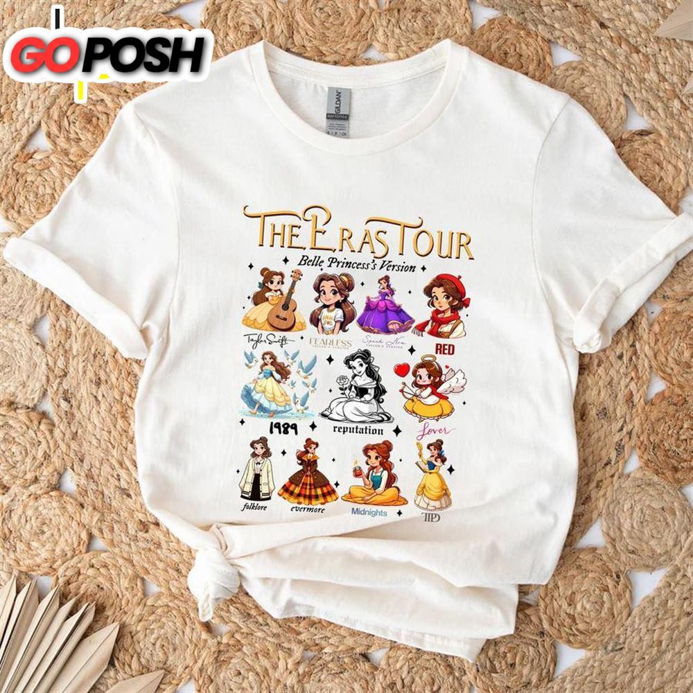 Taylor Swift Eras Tour Disney Princess – Belle Version Tee Shirt Gift For Fans