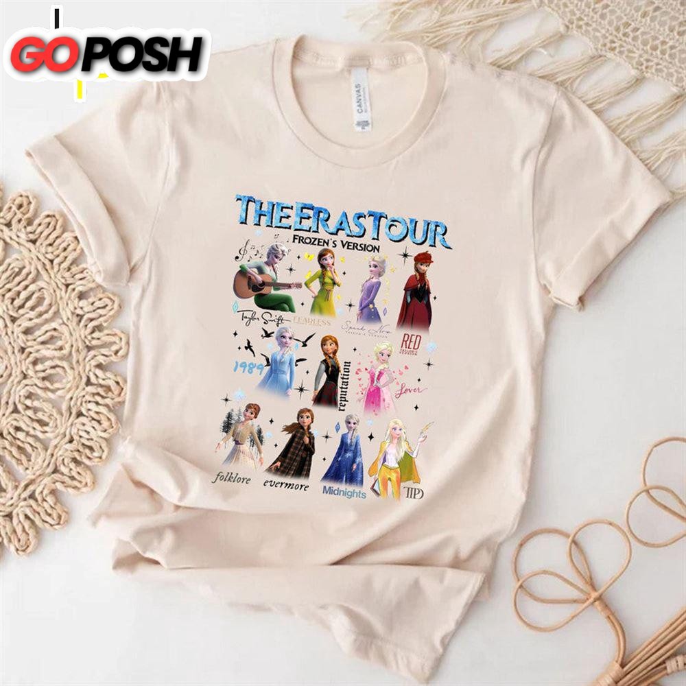 Taylor Swift Eras Tour Disney Princess – Frozen Version Tee Shirt Gift For Fans
