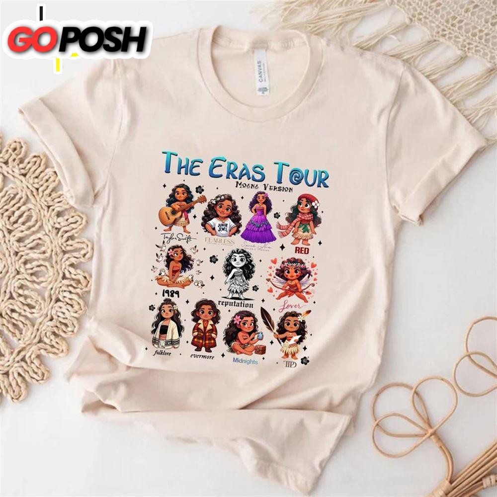 Taylor Swift Eras Tour – Moana Version Tee Shirt Gift For Fans