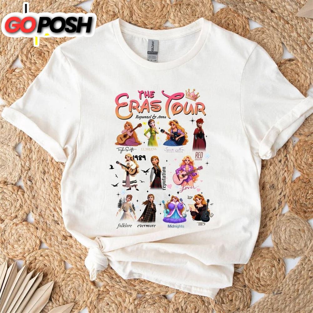 Taylor Swift Eras Tour – Rapunzel X Anna Version – Aria Law Tee Shirt Gift For Fans