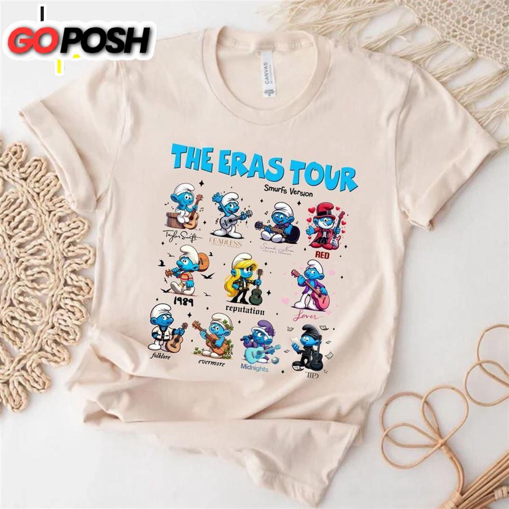 Taylor Swift Eras Tour – Smurfs Version Tee Shirt Gift For Fans