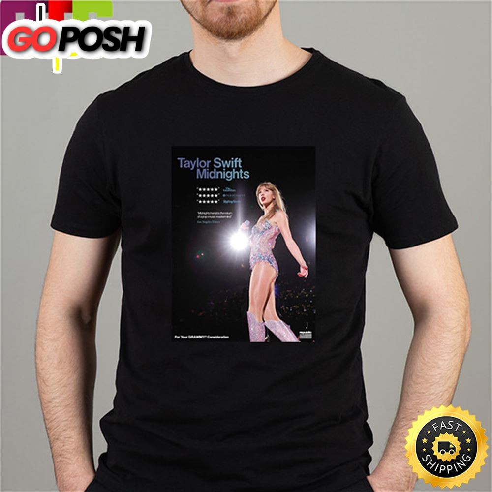 Taylor Swift For Consideration Banner For The 2025 Grammys Essentials T-Shirt