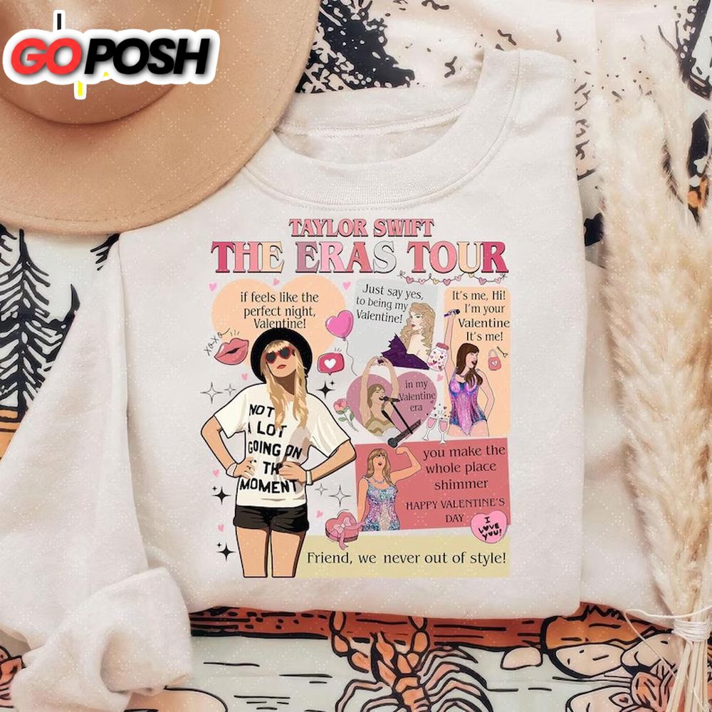 Taylor Swift In My Lover Era In My Valentine Era Sweatshirt For Valentine’s Day