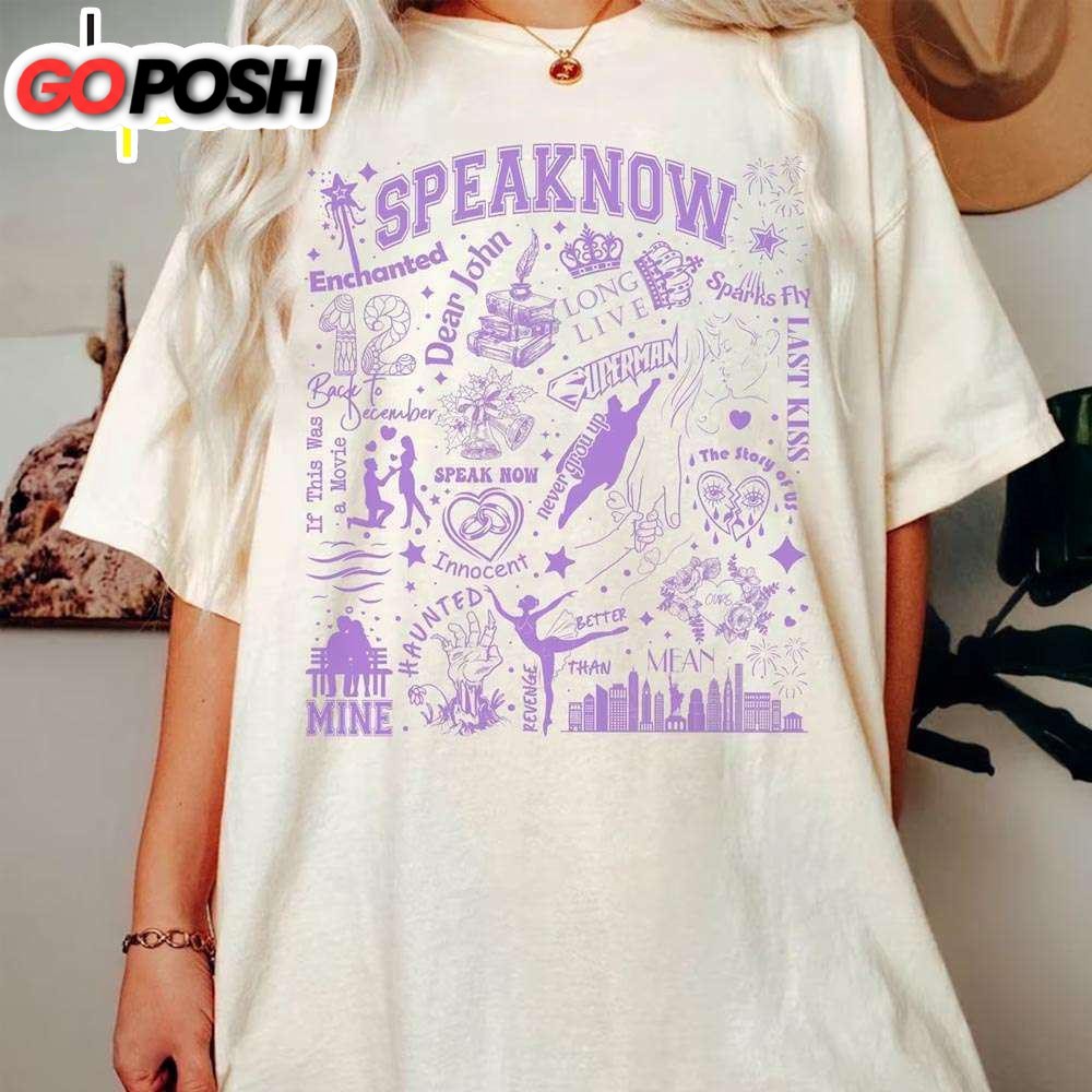 Taylor Swift Speak Now Taylors Version T-Shirt  For Fans