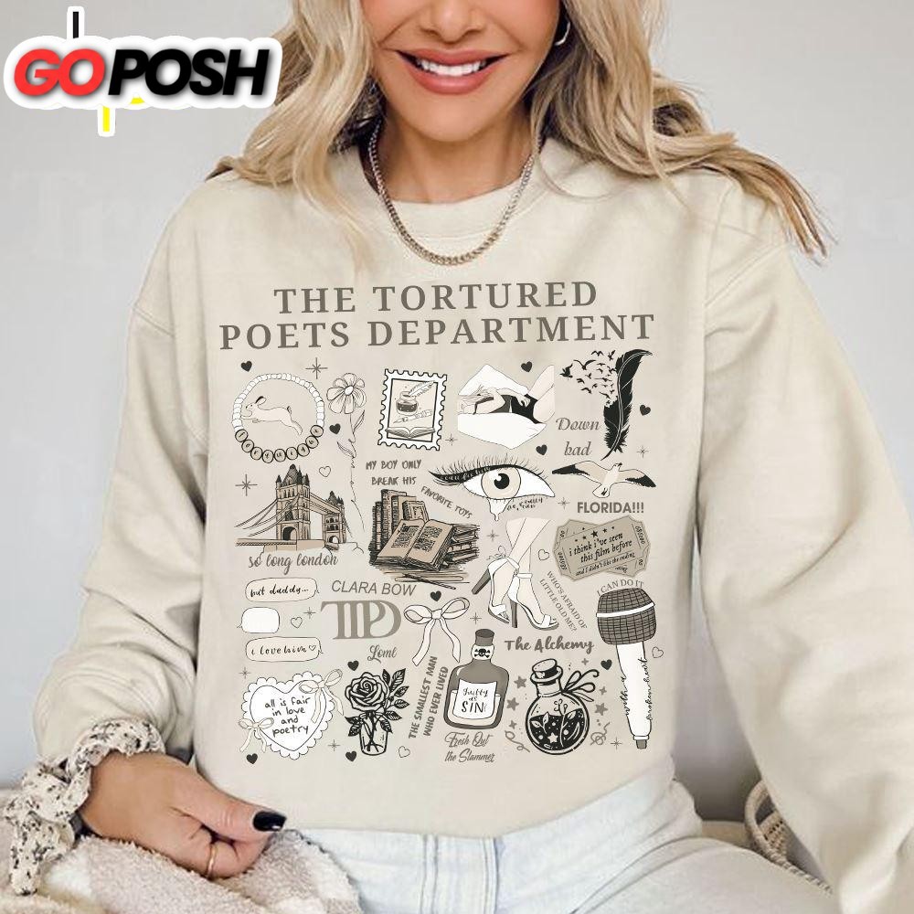 Taylor Swift TTPD The Tortured Poets Department Album Shirt  For Fans