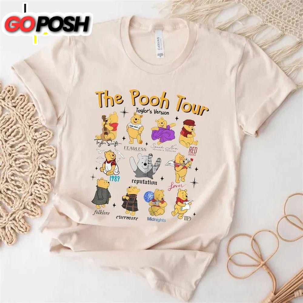 Taylor Swift Winnie The Pooh Eras Tour Tshirt Tee Shirt Gift For Fans