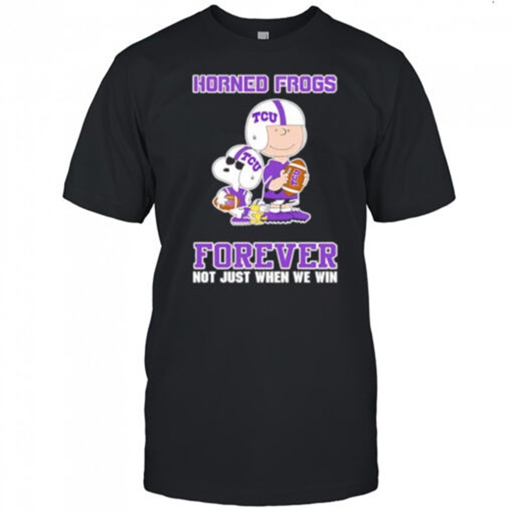 tcu-horned-frogs-charlie-brown-cartoon-forever-shirt-omlk16m0 TCU Horned Frogs Charlie Brown Cartoon Forever shirt