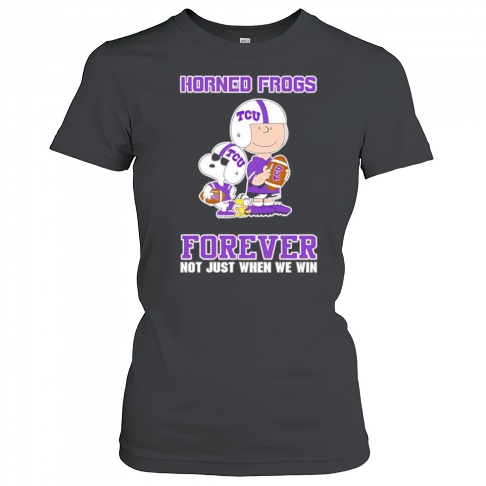 tcu-horned-frogs-charlie-brown-cartoon-forever-shirt-omlk16m0 TCU Horned Frogs Charlie Brown Cartoon Forever shirt