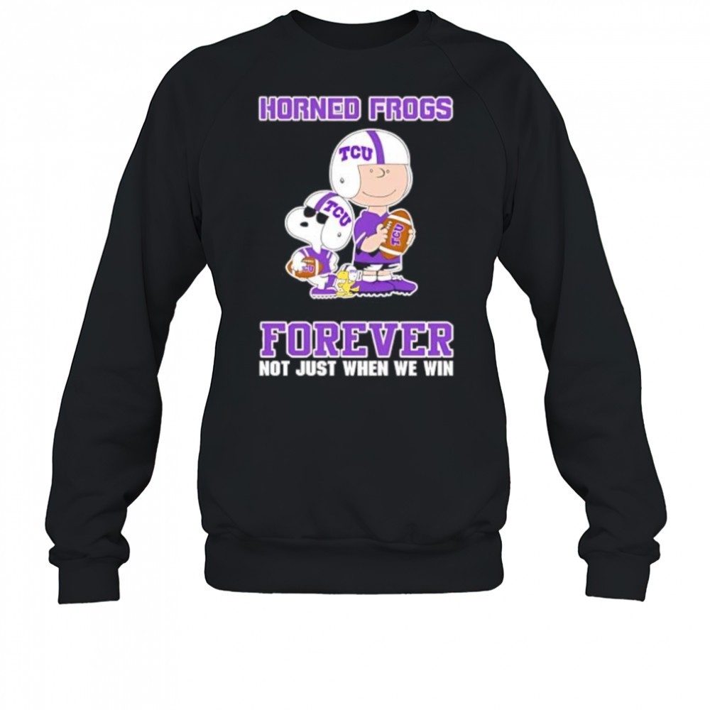 tcu-horned-frogs-charlie-brown-cartoon-forever-shirt-omlk16m0 TCU Horned Frogs Charlie Brown Cartoon Forever shirt
