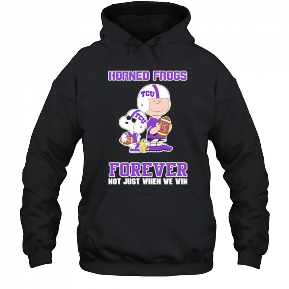 TCU Horned Frogs Charlie Brown Cartoon Forever shirt