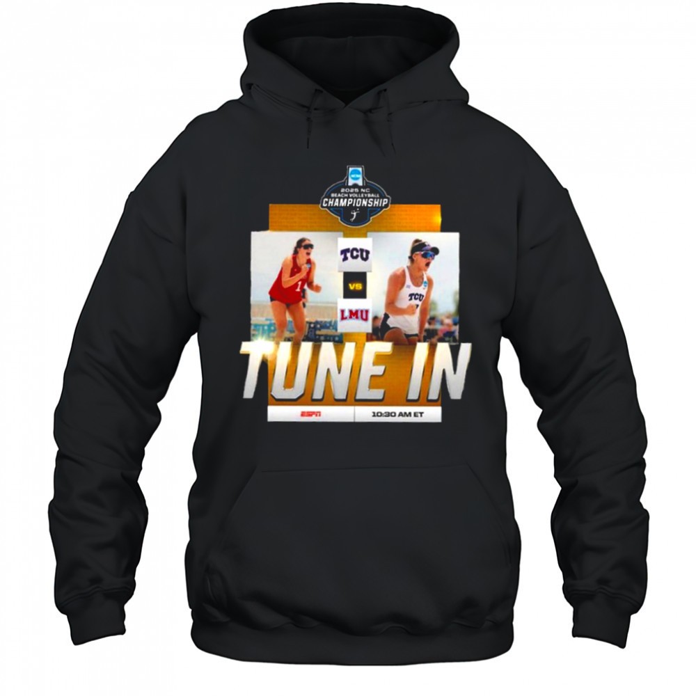 TCU Horned Frogs vs LMU 2025 NCAA Womens Beach Volleyball National Champions T-Shirt