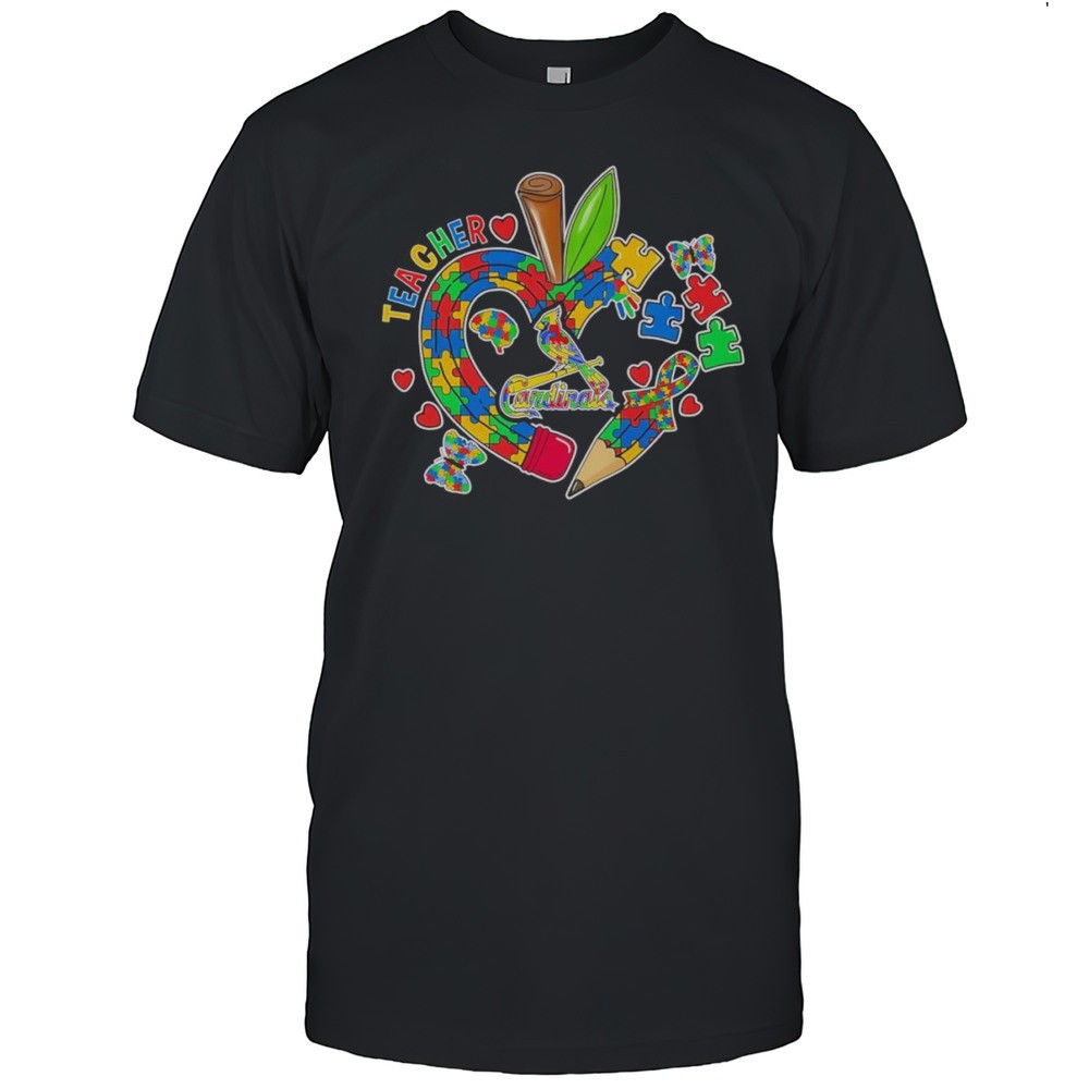 teacher-autism-apple-st-louis-cardinals-shirt-m4xzkpl6 Teacher Autism Apple St Louis Cardinals Shirt