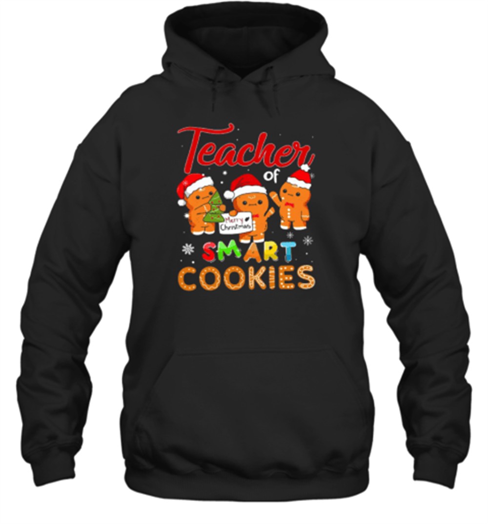 Teacher Of Smart Cookies Christmas T-Shirt