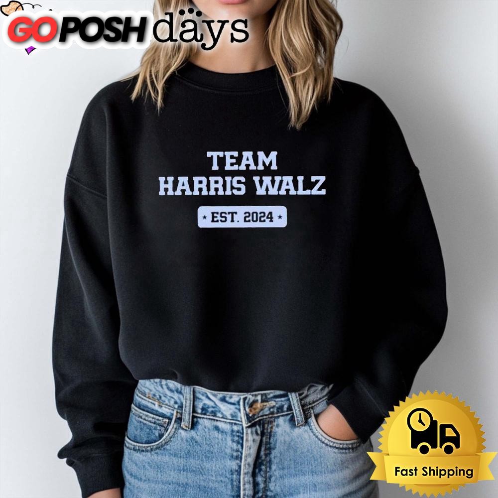 team-harris-walz-est-2024-t-shirt-c5wqfeuk Team Harris Walz Est 2024 T Shirt