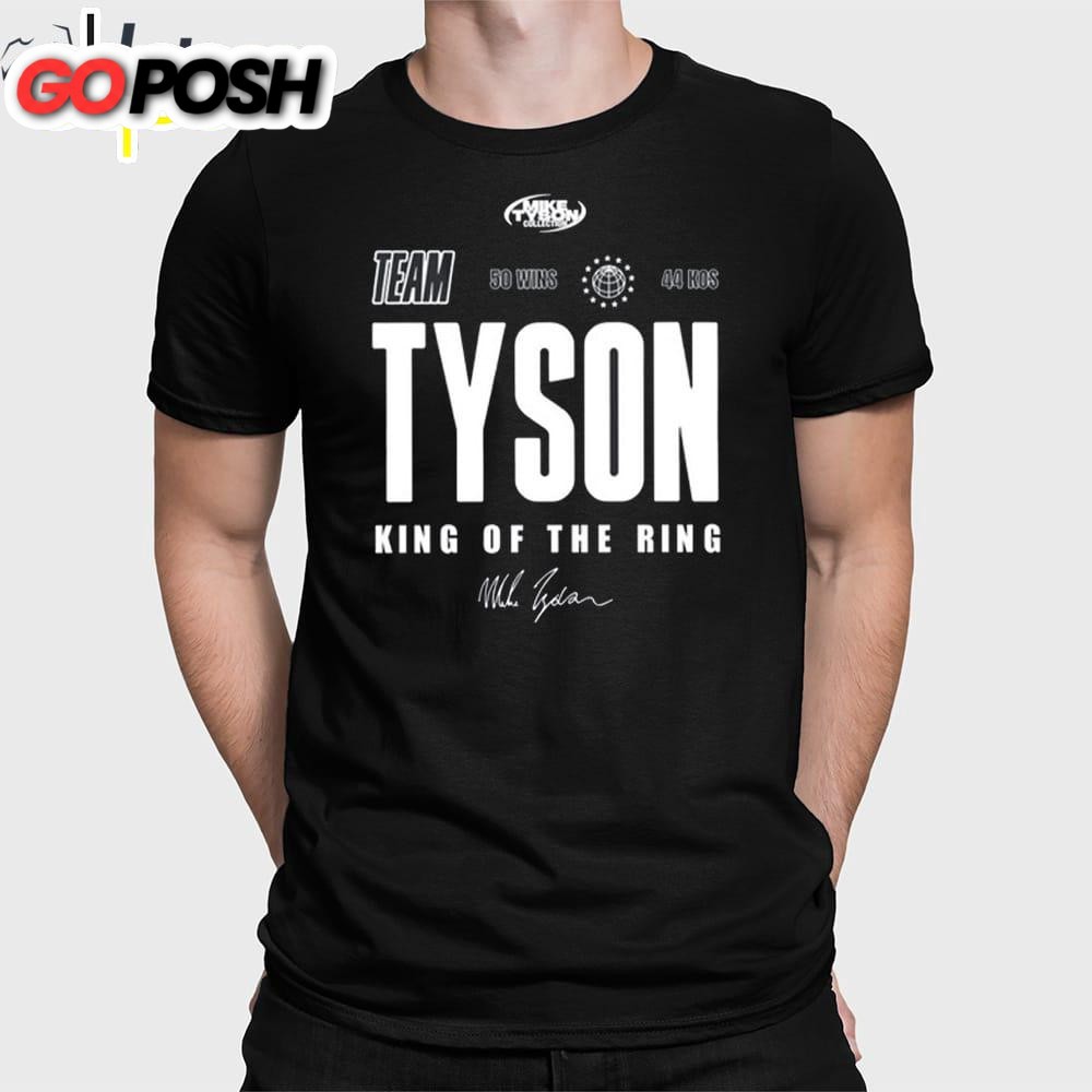 Team Tyson Mike Tyson King Of The Ring Shirt