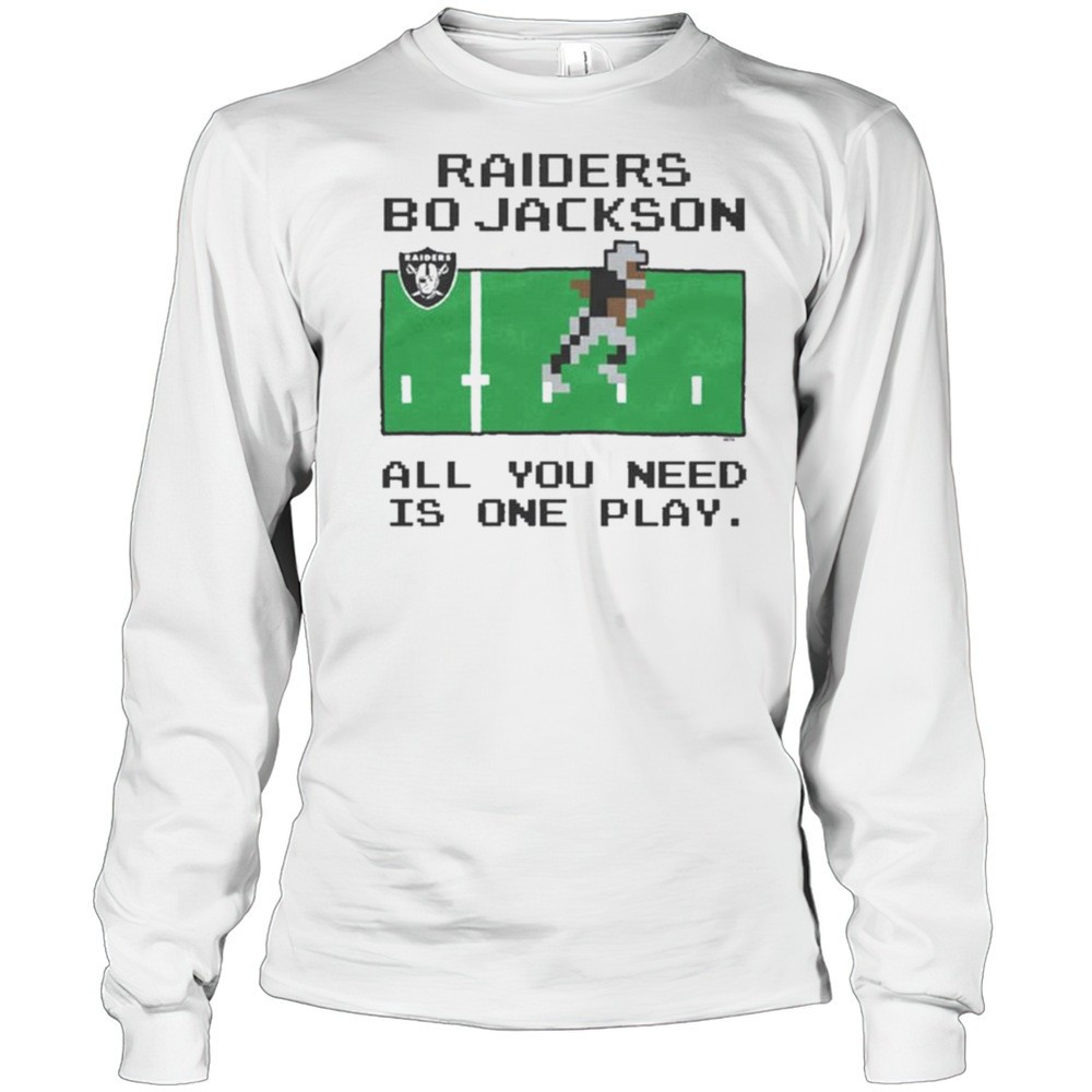 tecmo-bowl-las-vegas-raiders-bo-jackson-all-you-need-is-one-play-shirt-atrlufvt Tecmo Bowl Las Vegas Raiders Bo Jackson All You Need Is One Play Shirt