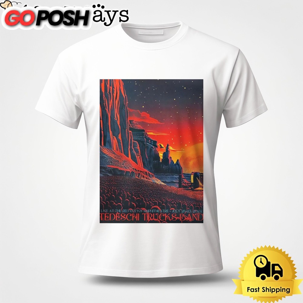 Tedeschi Trucks Band July 26-27 2024 Red Rocks Amphitheatre Morrison CO Unisex T-Shirt