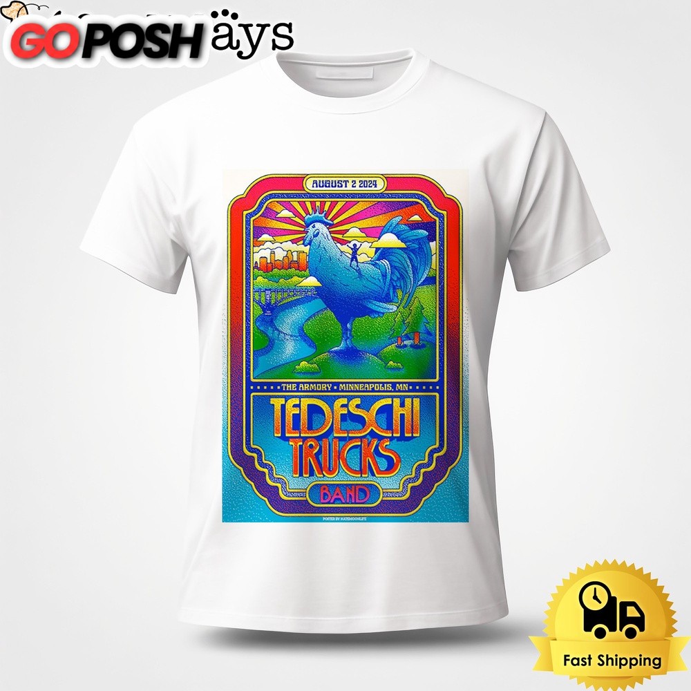 Tedeschi Trucks Band Show In Minneapolis MN On August 2 2024 Unisex T-Shirt