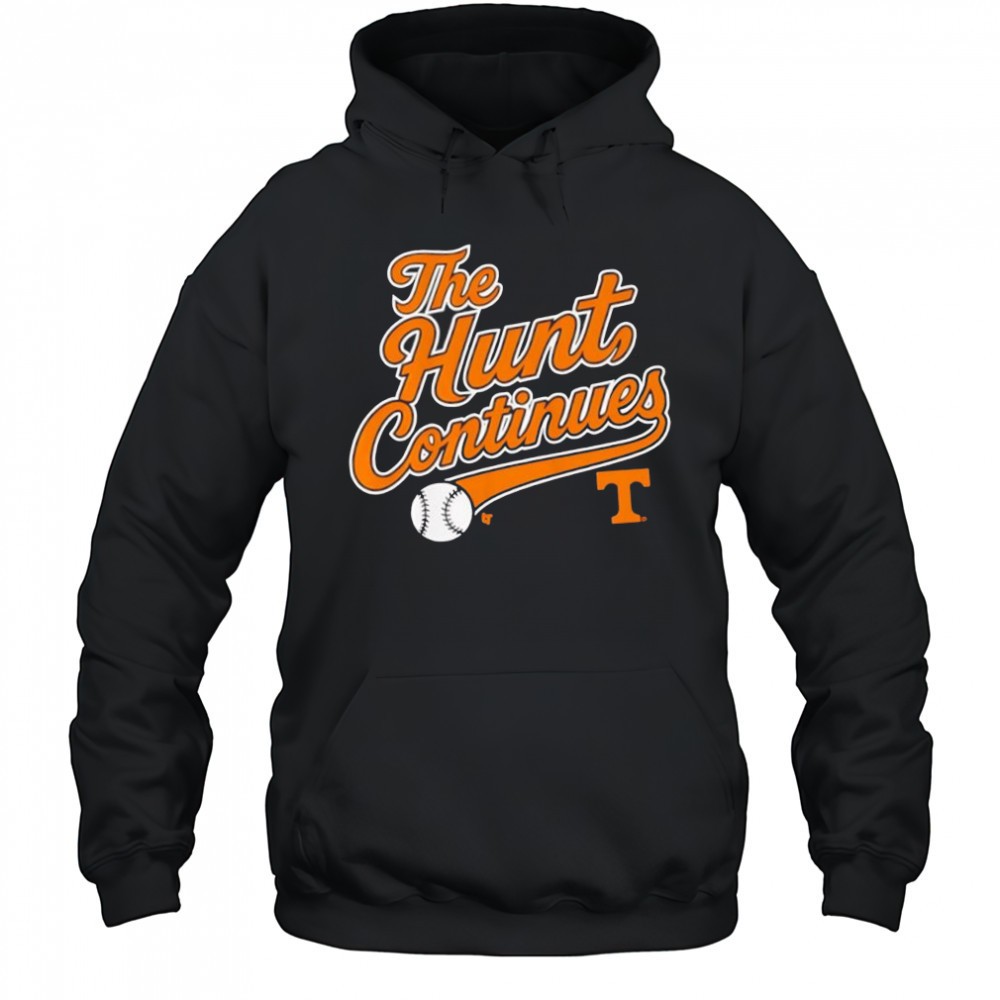 Tennessee Baseball the Hunt Continues logo shirt
