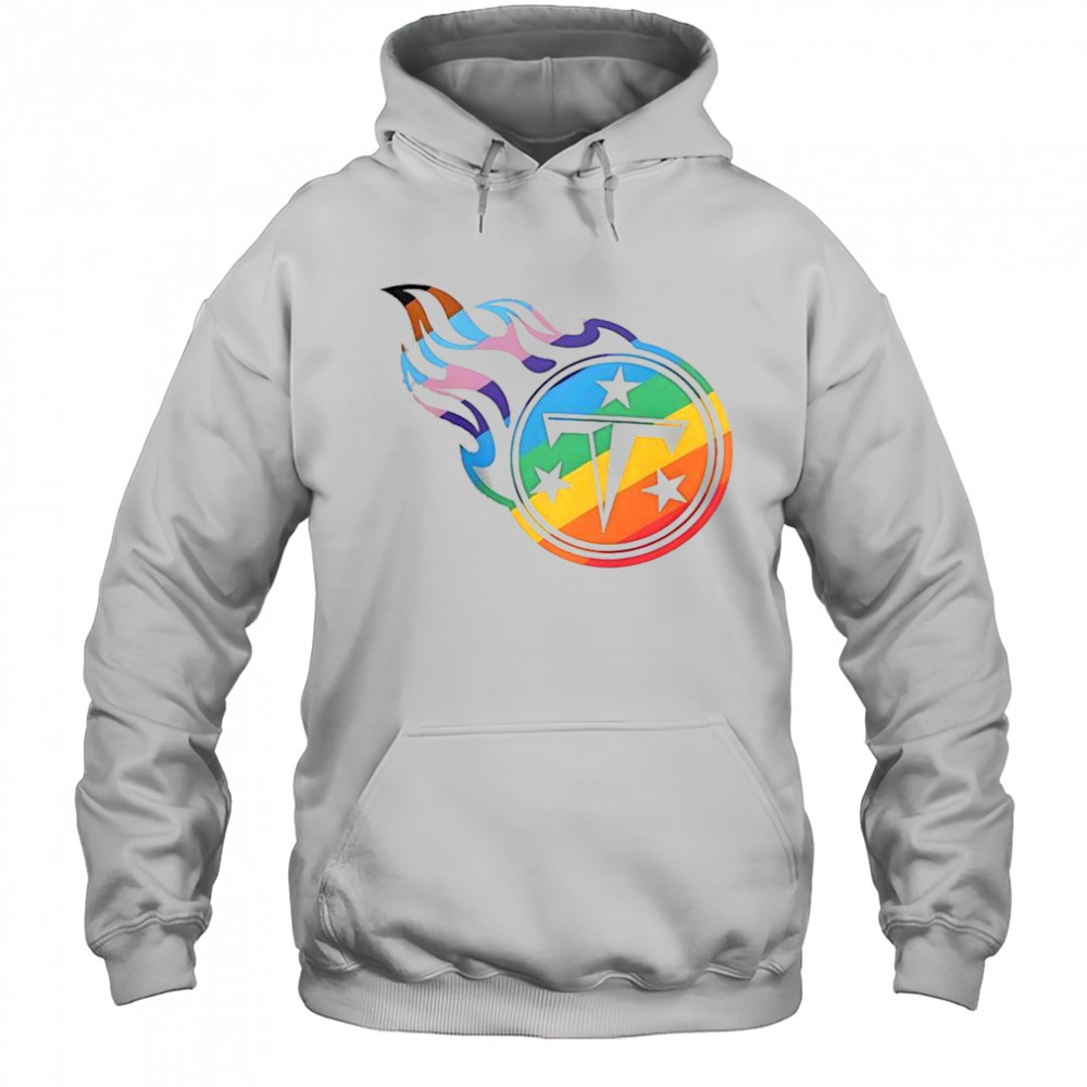 Tennessee Titans Logo Pride T-Shirt