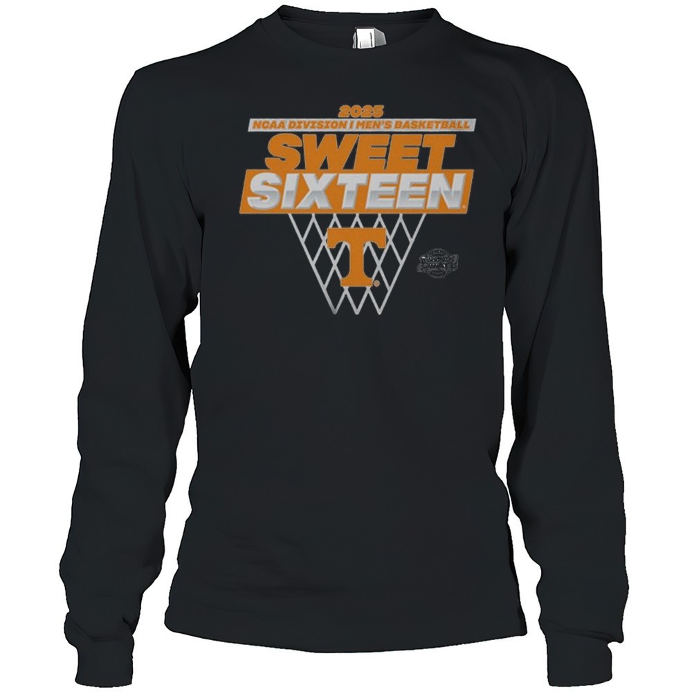 tennessee-vols-ncaa-division-i-mens-basketball-sweet-sixteen-march-madness-tradi-2p1y8qvr Tennessee Vols NCAA Division I Mens Basketball Sweet Sixteen March Madness Traditional 2025 Logos T-shirt