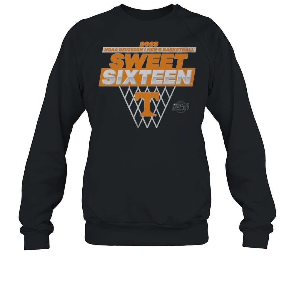 Tennessee Vols NCAA Division I Mens Basketball Sweet Sixteen March Madness Traditional 2025 Logos T-shirt