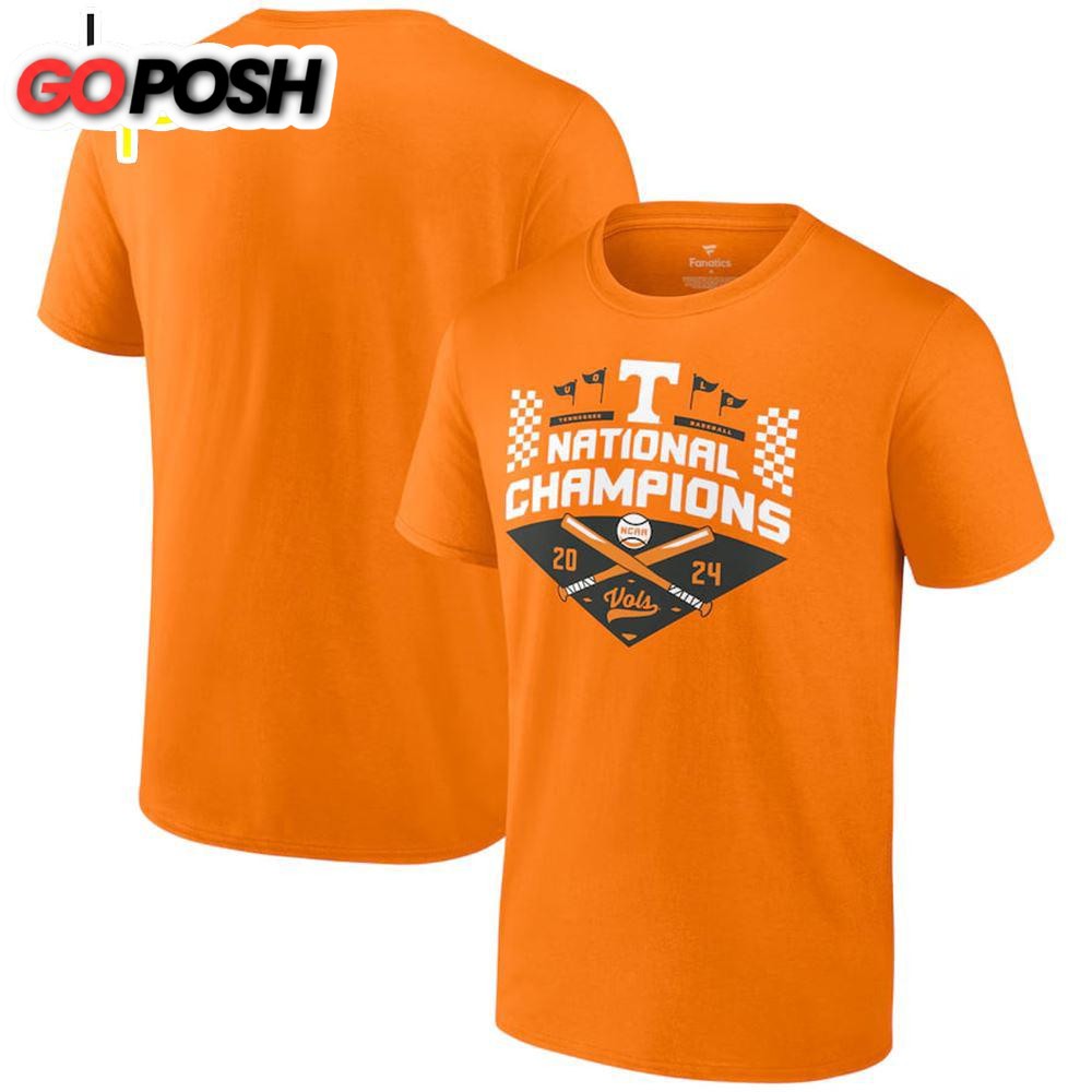 Tennessee Volunteers 2024 Ncaa Men’s Baseball College World Series Champions Official Logo T-Shirt