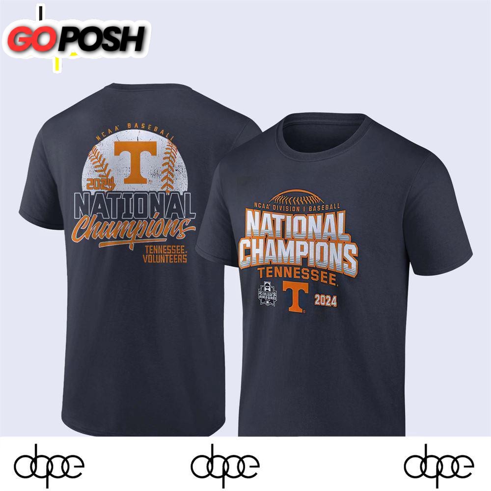 Tennessee Volunteers 2024 Ncaa Men’s Baseball College World Series Champions Shirts