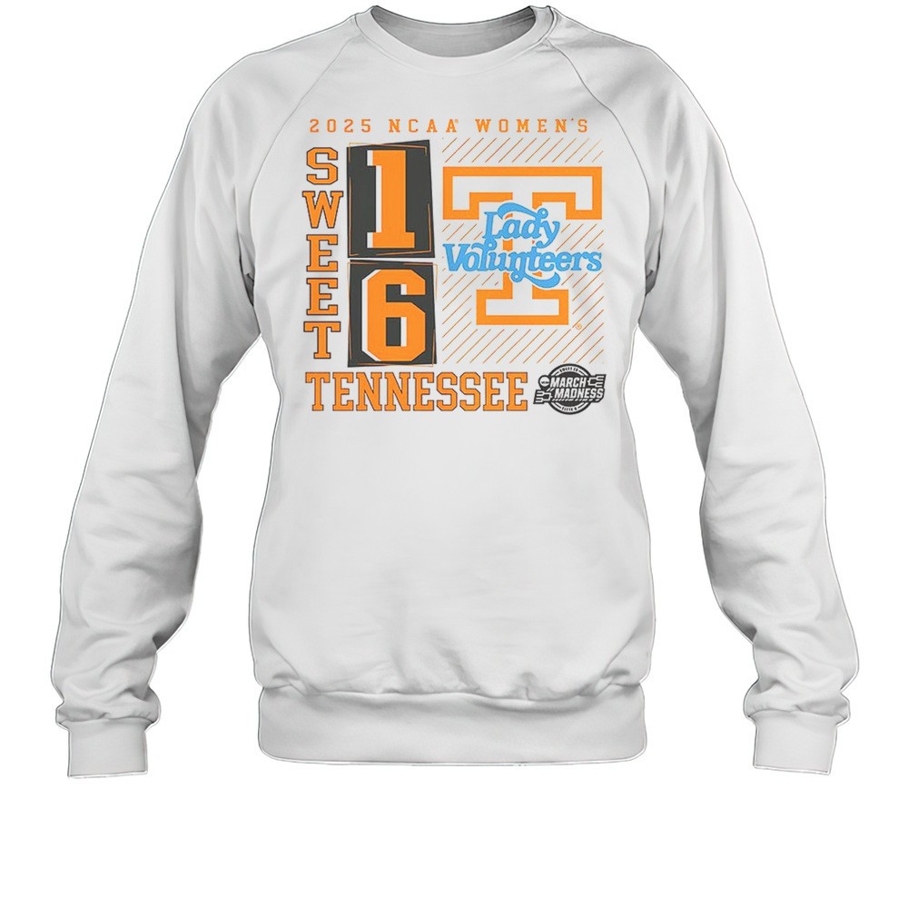 Tennessee Volunteers 2025 NCAA Womens Basketball Tournament March Madness Sweet 16 No Look Pass Shirt