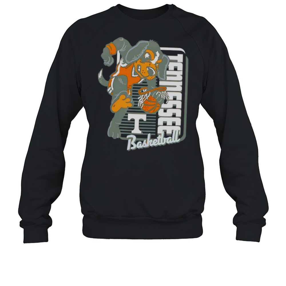 Tennessee Volunteers Basketball Mascot Dunk Shirt