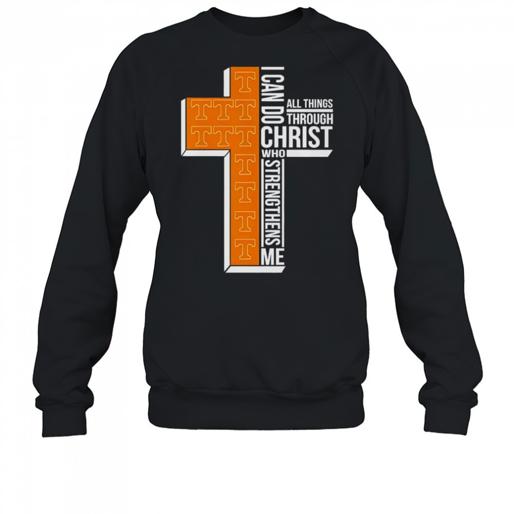 tennessee-volunteers-cross-i-can-do-all-things-through-christ-who-strengthens-me-flyg659r Tennessee Volunteers Cross I Can Do All Things Through Christ Who Strengthens Me T-Shirt