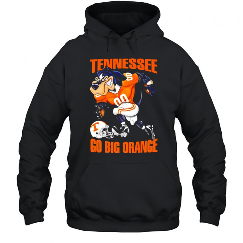Tennessee Volunteers football go big orange mascot helmet shirt