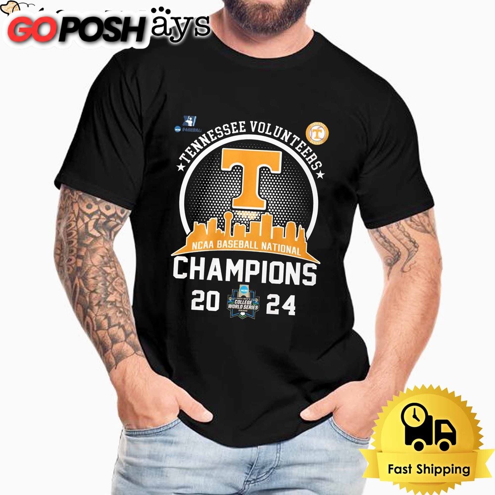Tennessee Volunteers NCAA Baseball National Champions 2024 T Shirt