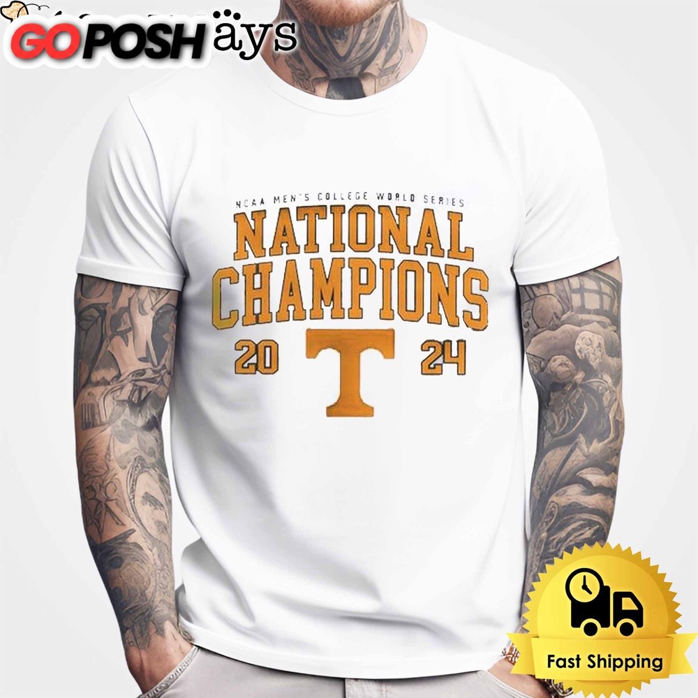 Tennessee Volunteers Ncaa Men College World Series National Champions 2024 Unisex T-Shirt
